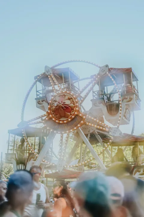 Summer keeps spinning — Sziget Festival 2025. Photograph by Lilla Bácsfalvi.