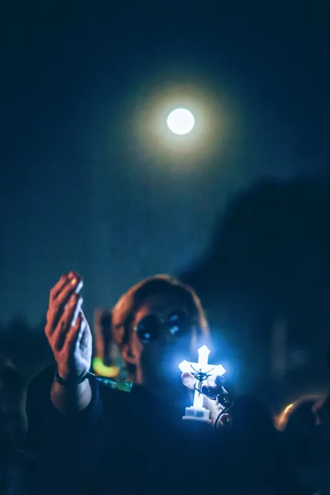 Wish upon a light — Sziget Festival 2025. Photograph by Rockstar Photographers.