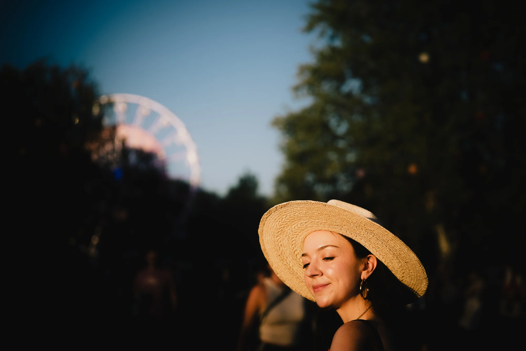 Golden-hour festival portrait by Rudolf Karancsi